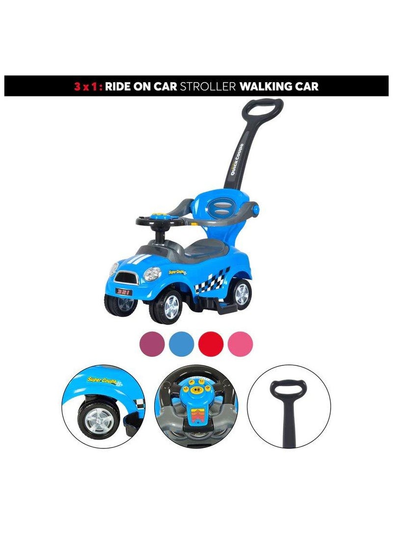 BabyLove SunShine Pusher Rideon - Blue