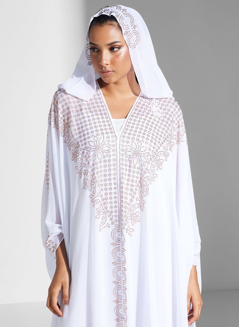 Embellished Detail Abaya
