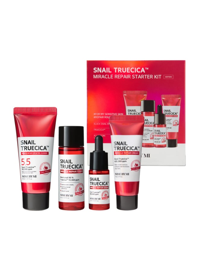 Snail Truecica Miracle Repair Starter Kit 4Components Red 30ml