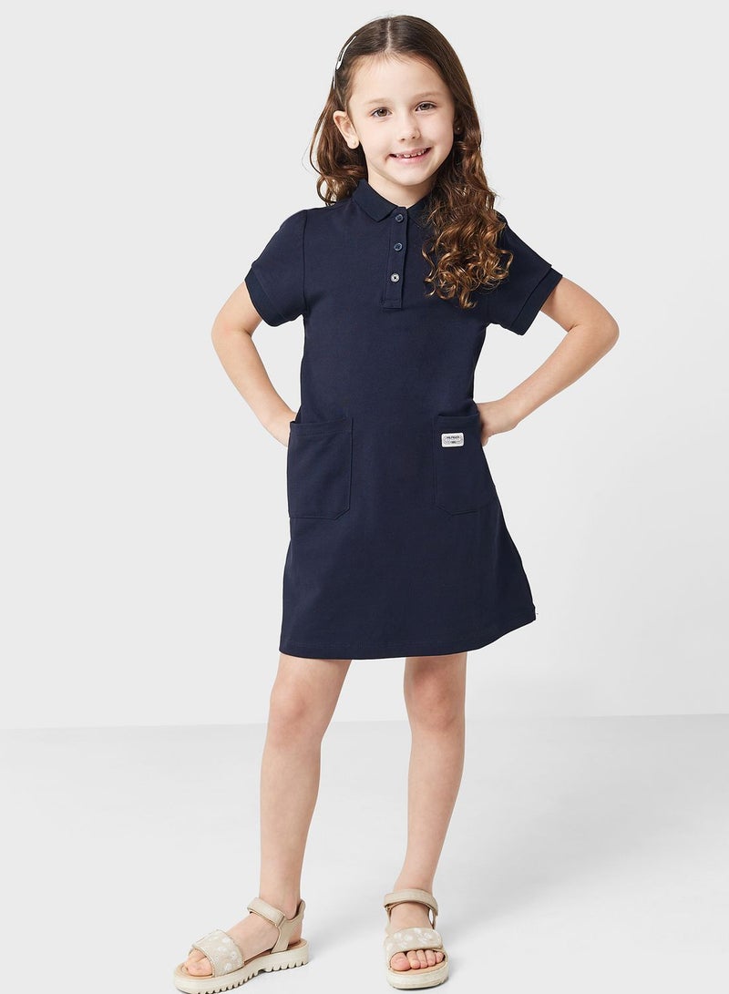 Kids Logo Polo Dress