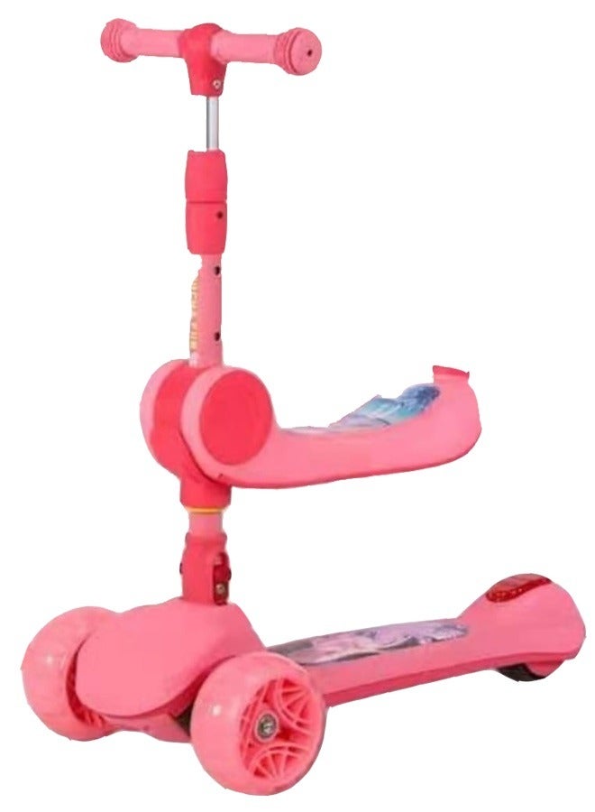 Girls Cool Kids Scooter Foldable Outdoor Baby Toy Kick Scooter