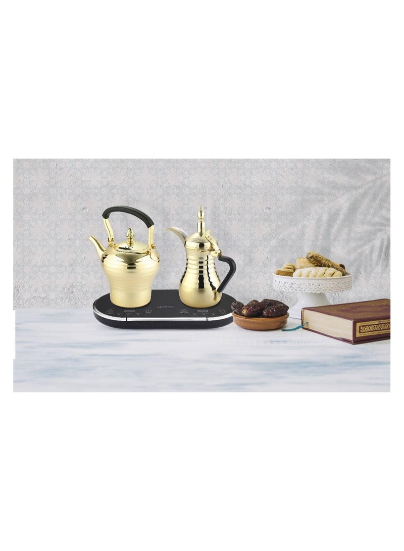 LePRESSO ARABIC COFFEE & TEA DALLAH KETTLE SET 2PC