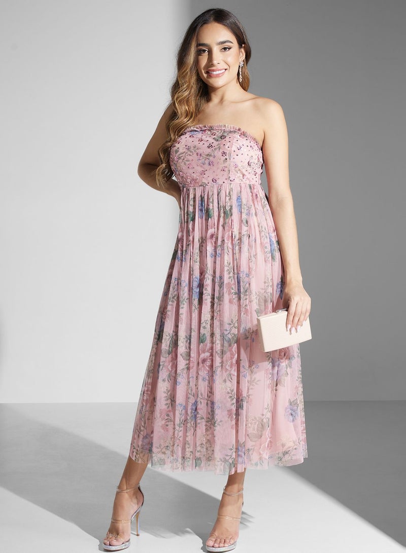 Bardot Floral Printed Dress