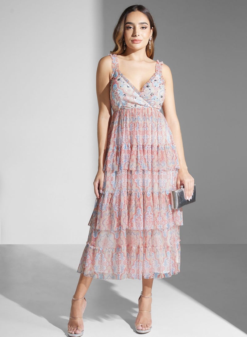 Floral Printed Dress