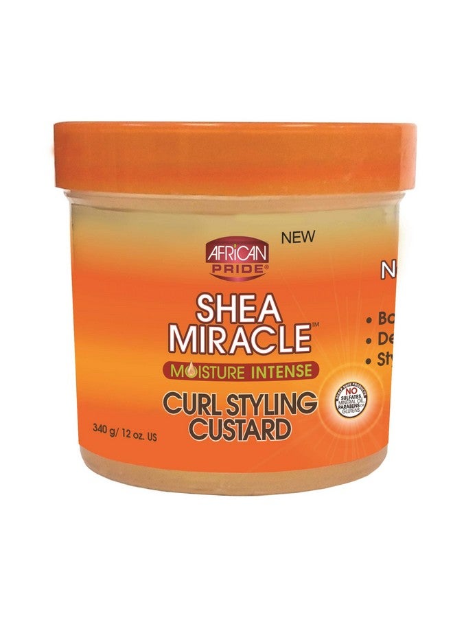 Shea Butter Miracle Moisture Intense Curl Styling Custard 12 Oz (Pack Of 3)