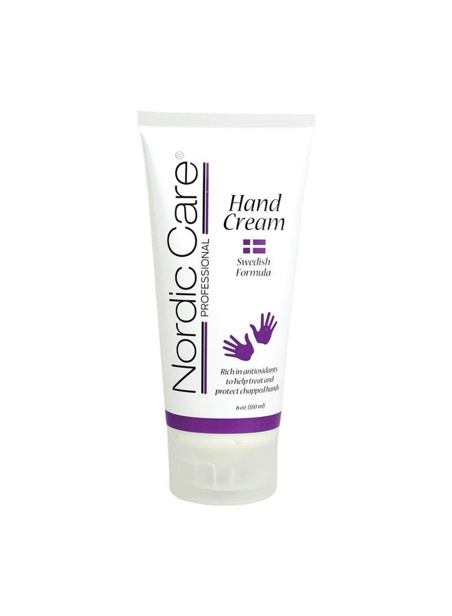 Hand Cream 6 Oz. Shea Butter Hand Lotion For Dry Hands And Cracked Skin Paraben & Lanolin Free Essential Oils Vitamin A & E Squalane & Lavender