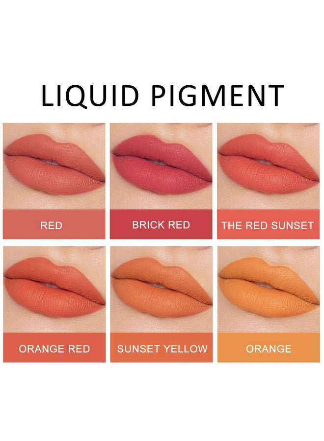 12 Colors Lipstick Liquid Pigment Set Diy Lip Gloss Pigment Edible Coloring Pure Plant Pigment Only For Lip Gloss Base Set A