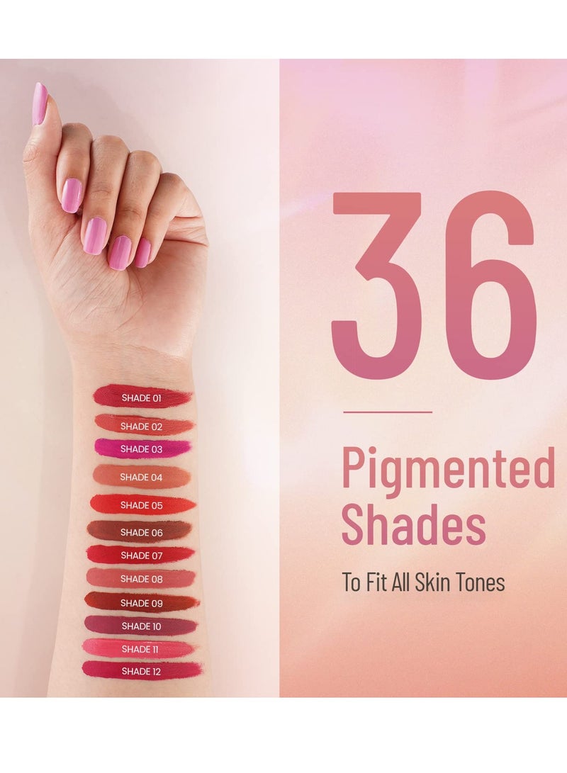 Swiss Beauty Soft Matte Lip Cream Weightless Lipstick 03 6Ml