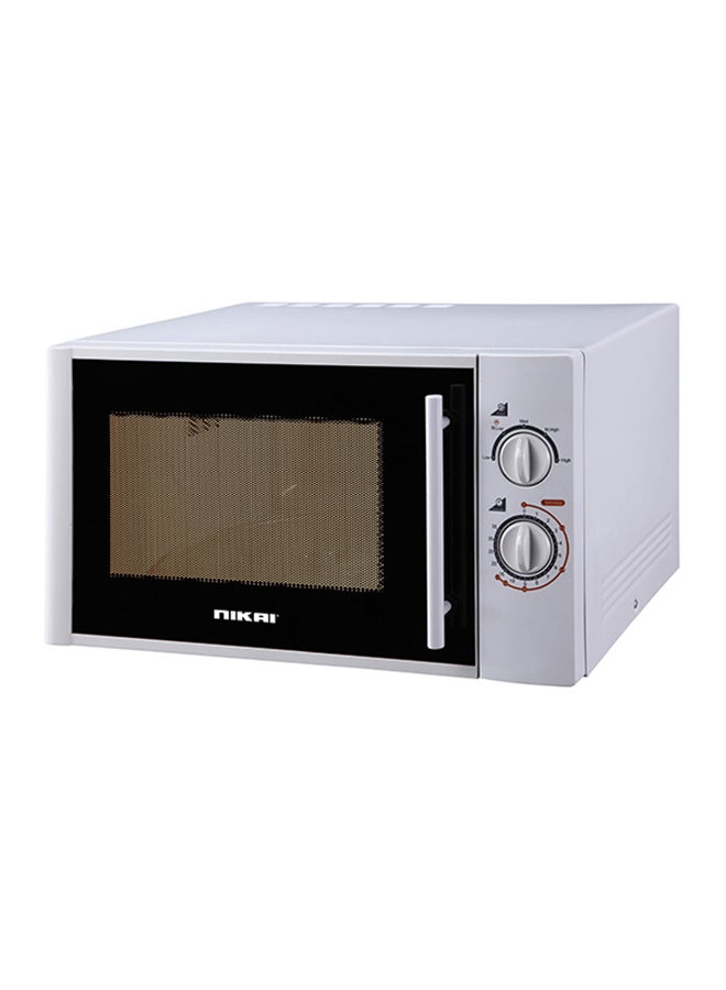Microwave Oven, Manual Control, 5 Power Levels, 0-35 Mins Timer, Defrost Setting, Cooking End Signal, Pull Handle Door 30 L 900 W NMO3010M White