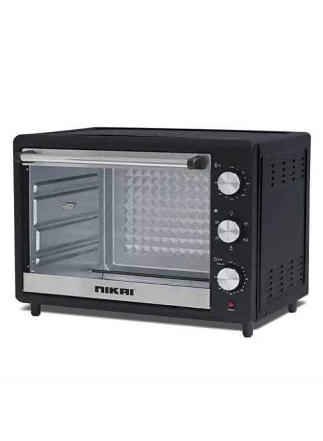 Oven With Rotisserie Function And 120 Minutes Timer With Stay On, Multiple Accessories, High-Efficiency Heating, Indicator Light 50 L 1800 W NT50RZ Black