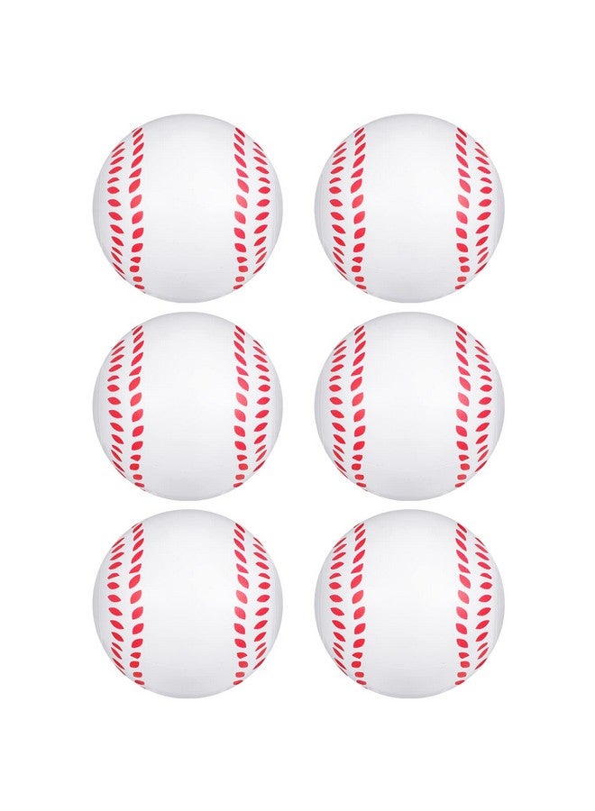 Inflatable Baseball Beach Float Ball Baseball Toys Mini Pool Balls Bouncing Ball For Adults Summer Outdoor Games Sports Birthday Gift Pool Party Supplies Activity Decorations 3.5 Inch (6)