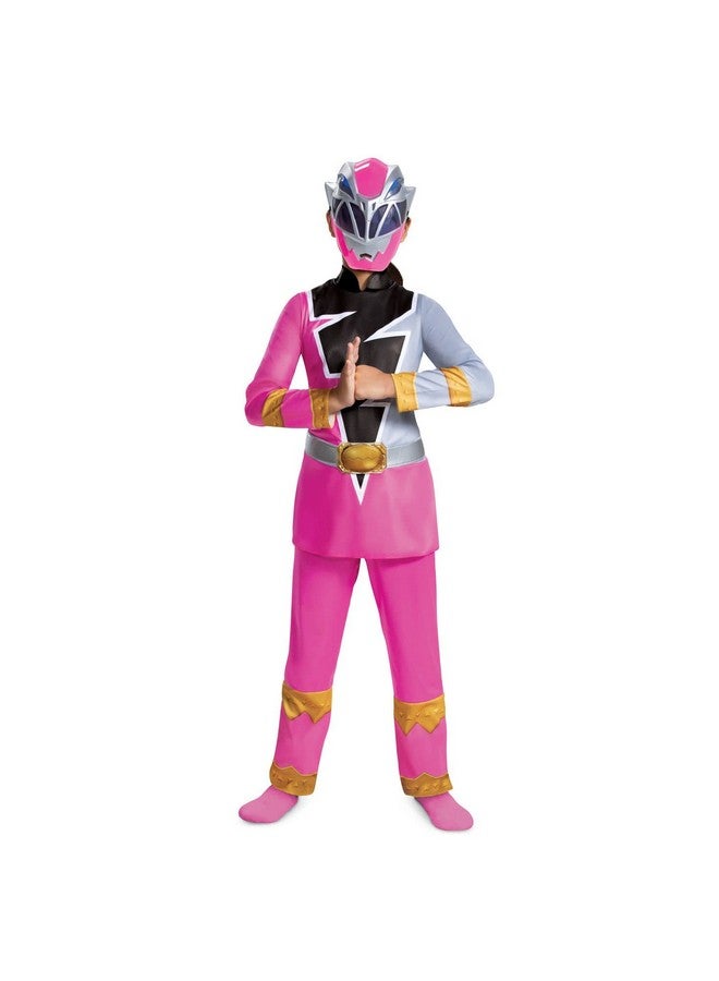 Pink Power Ranger Costume For Girls Official Dino Fury Power Ranger Suit With Mask Kids Size Medium (78)