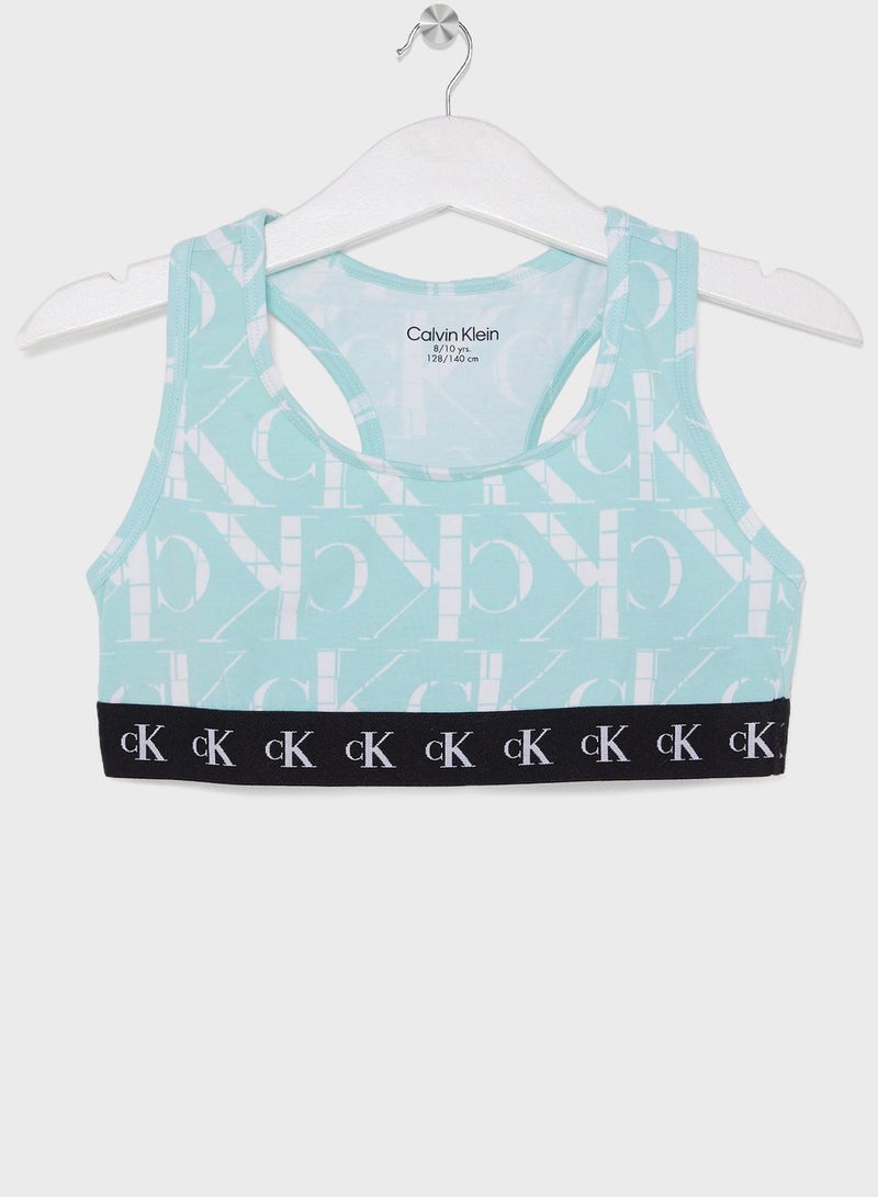 Kids 3 Pack Assorted Bralette