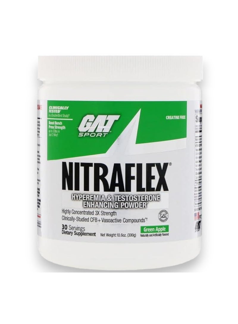 Nitra Flex, Green Apple  Flavor, 285gm