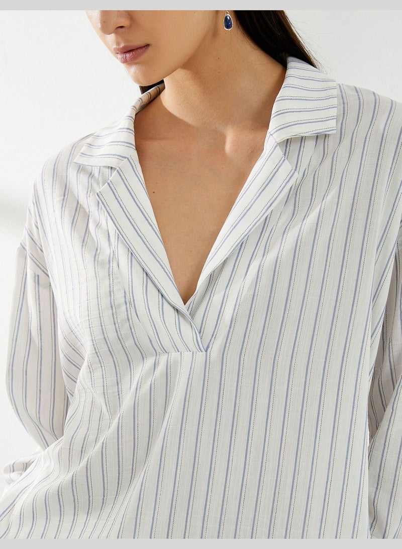 Viscose Long Sleeve Blouse