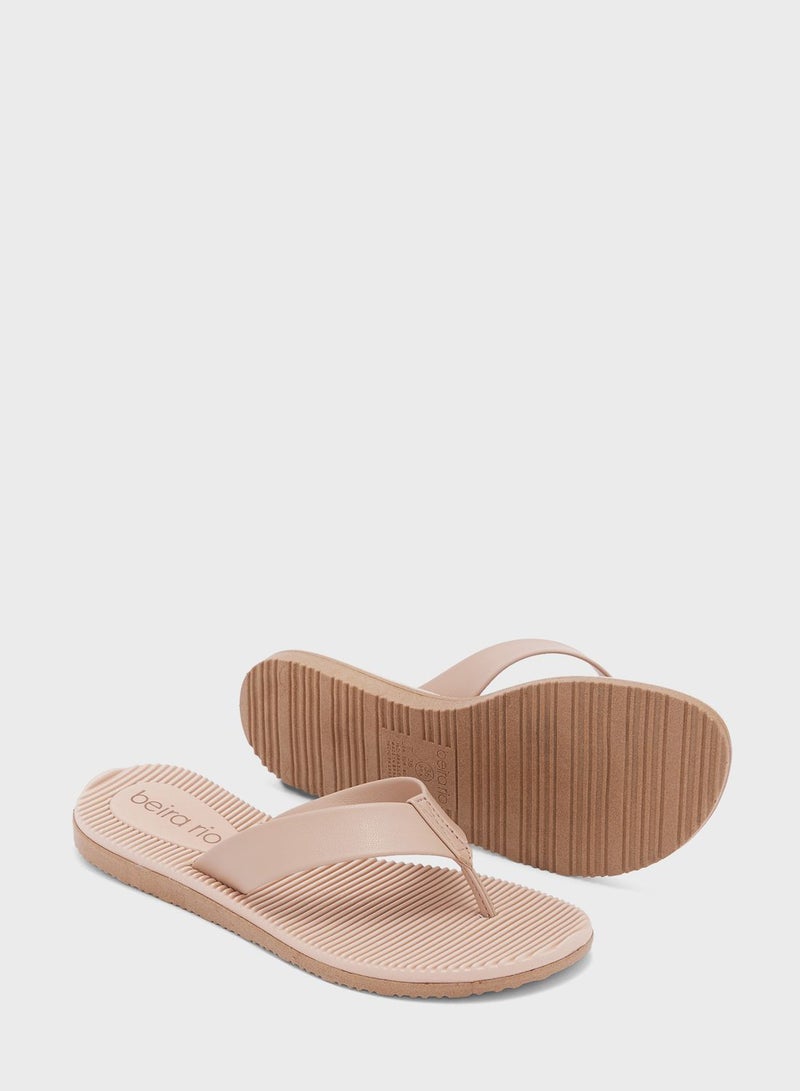 Theodora Single Strap Flat Sandals