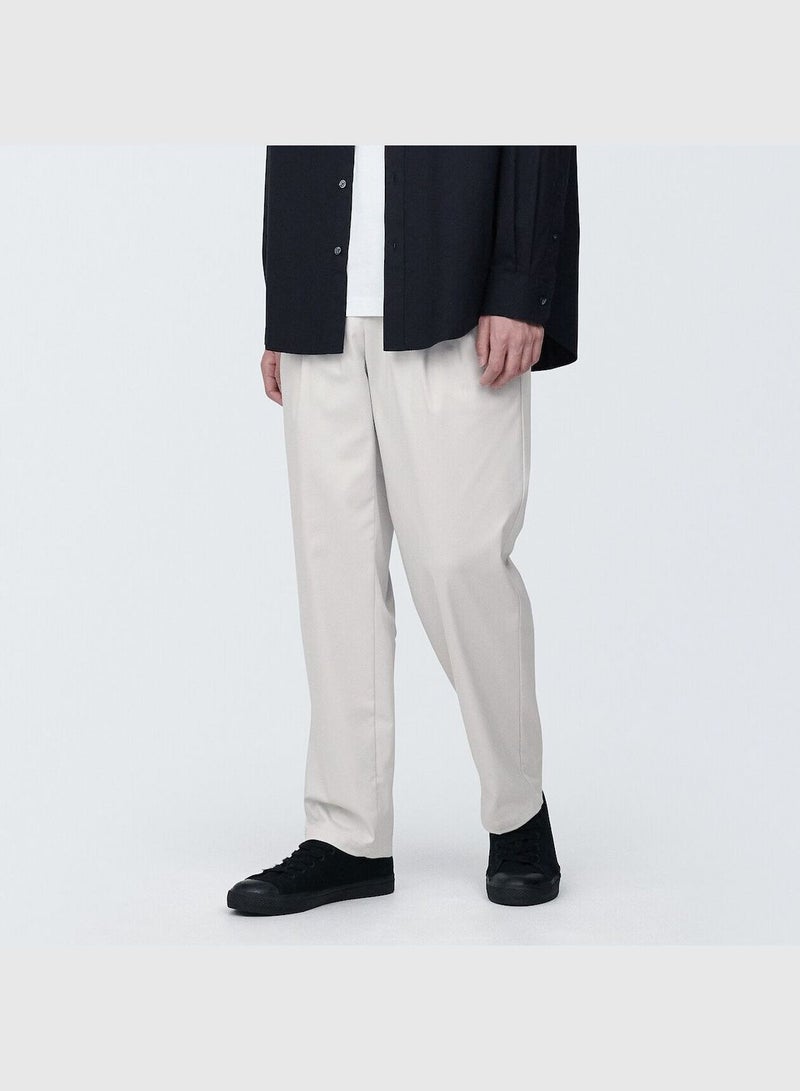 Wrinkle Resistant Darted Wide-Fit Easy Pants