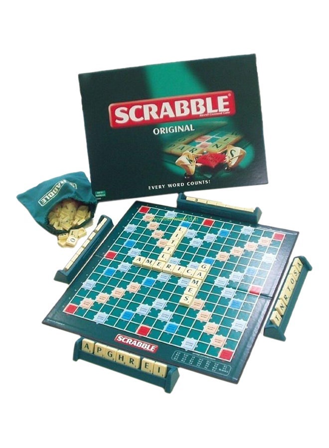 English Board Game And Puzzle For Building Words