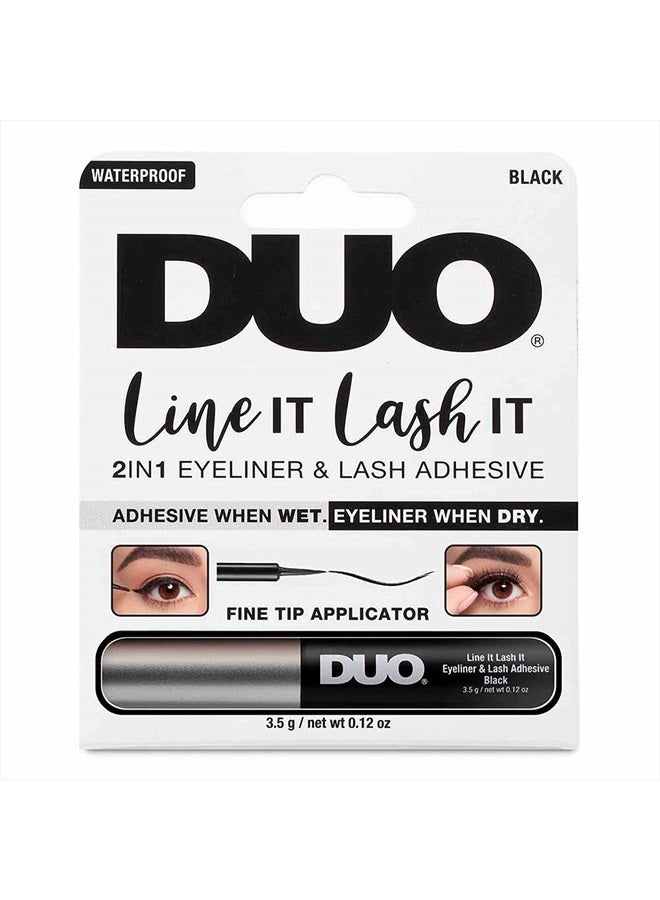 Line IT Lash IT Black (2n1 Eyeliner & Lash Adhesive)
