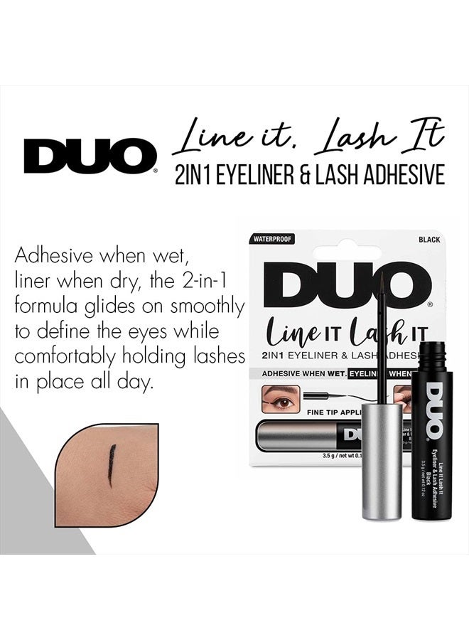 Line IT Lash IT Black (2n1 Eyeliner & Lash Adhesive)