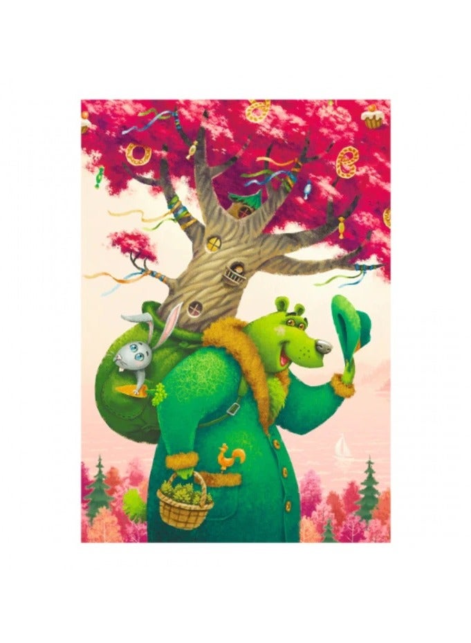 The Green Bear Davici Wooden Jigsaw Puzzle