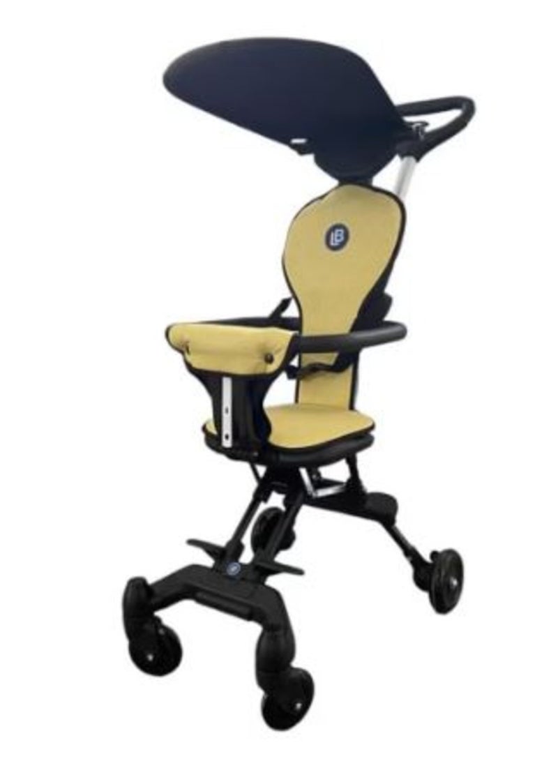 Baby Stroller with Shade Yellow