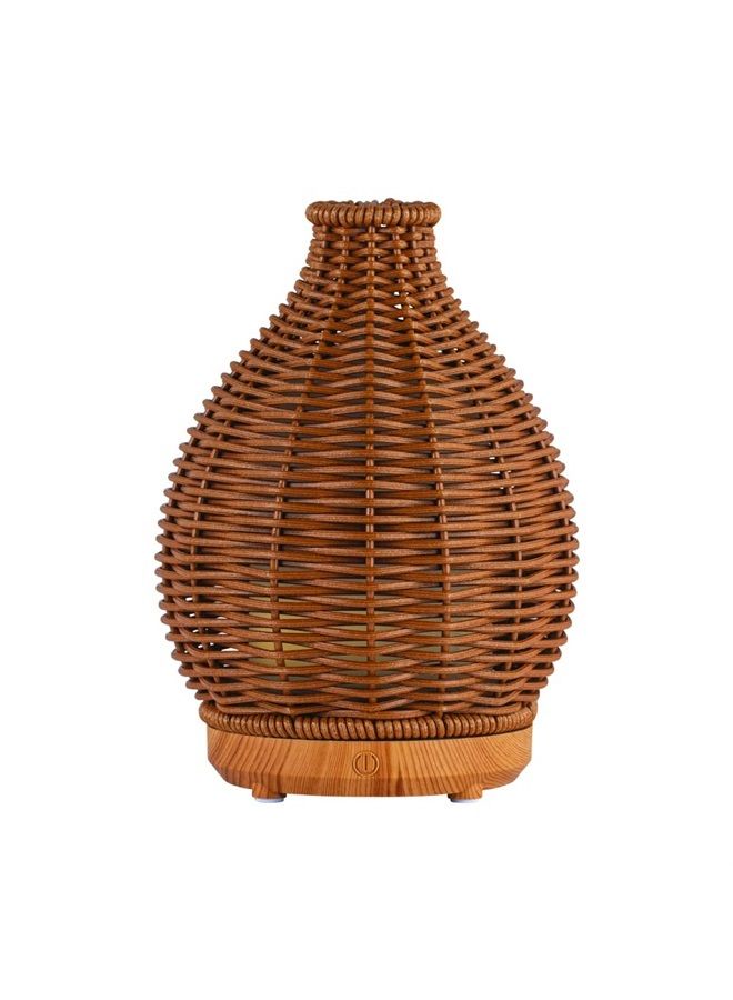 Boho Rattan Essential Oil Diffuser for Aromatherapy