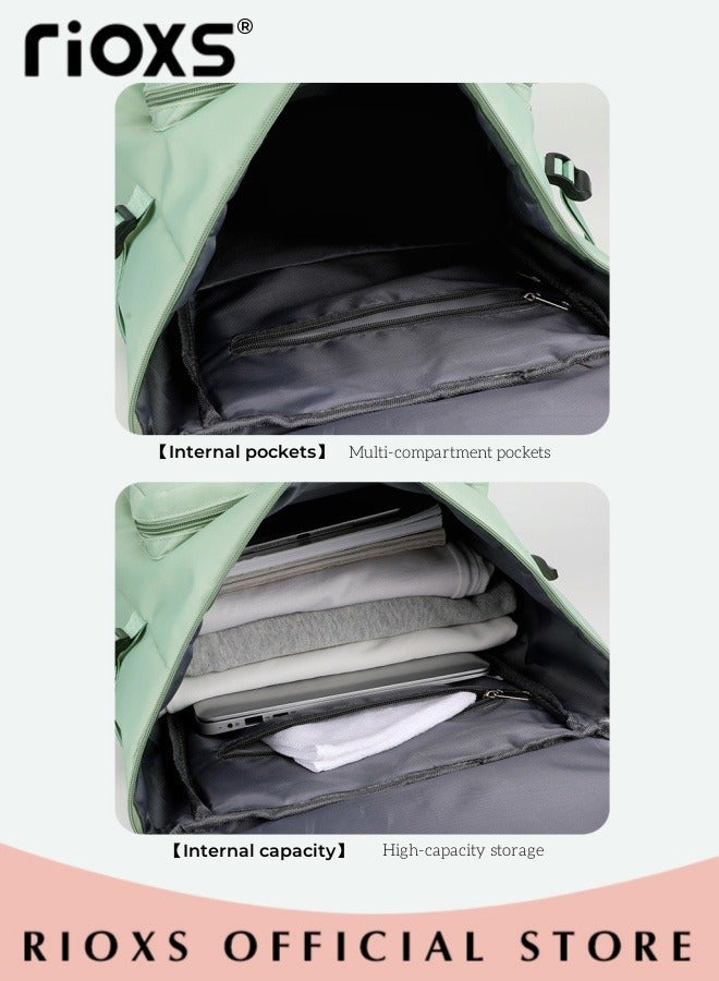 Large Capacity Multi Pockets Gym Bag with Shoes Compartment Sports Bag with Waterproof Pocket Outdoor Sport Travel Duffel Bag for Women and Men
