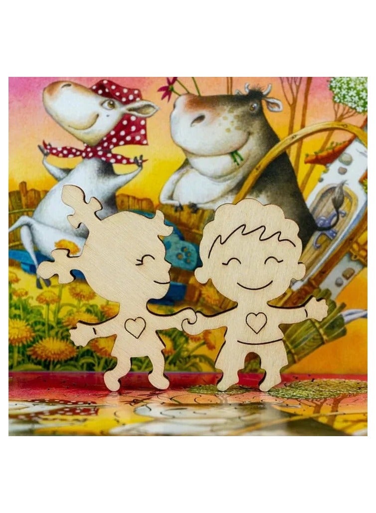 Friendship In The Glade Davici Wooden Jigsaw