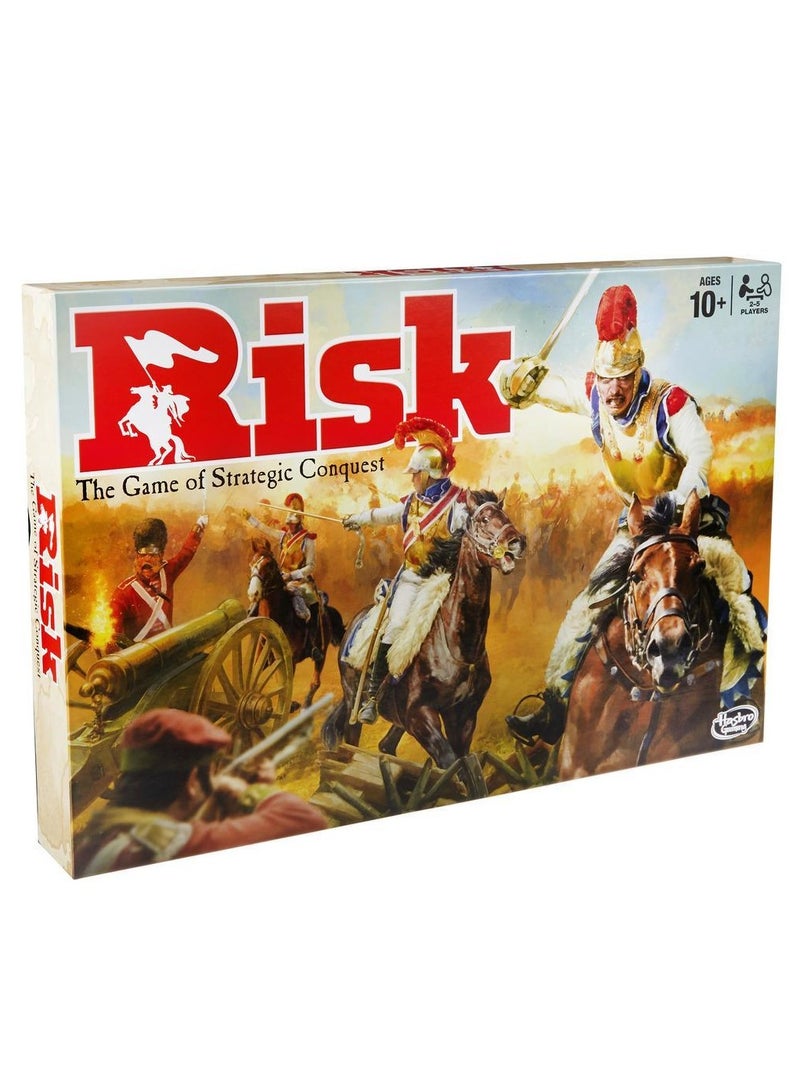 Risk Board Game-Ultimate Strategy Conquest with 300 Figures and 12 Secret Missions-Fun for Teens Adults and Family-Ages 10Plus-Ideal Gift