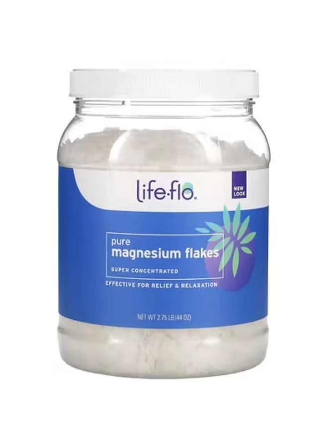Pure Magnesium Flakes, Super Concentrated, 2.75 lb (44 oz)
