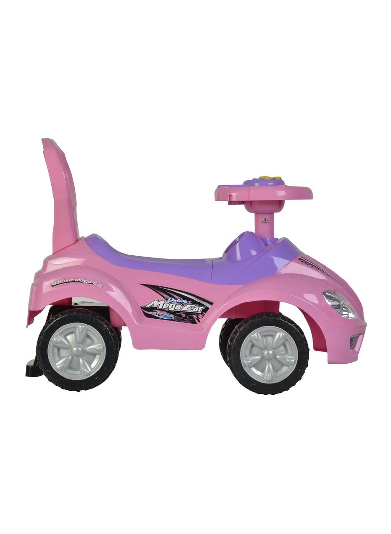 Mega Car Rideon Pusher Car - Pink