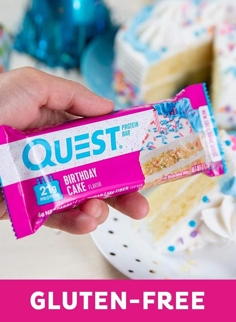 Quest Protein Bar Birthday Cake, 60g, Single Serving