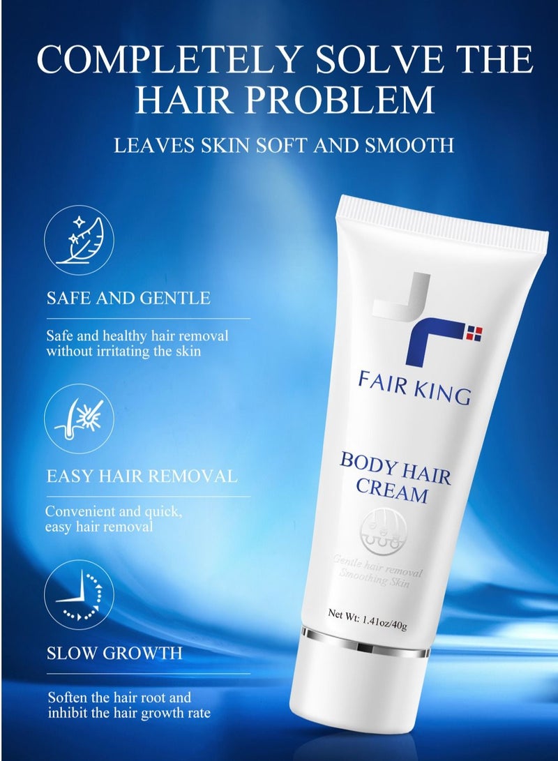 Hair removal cream for armpit hair removal, leg hair, special for sensitive skin, soothing and repairing underarms, hair removal without leaving traces per bottle 40g
