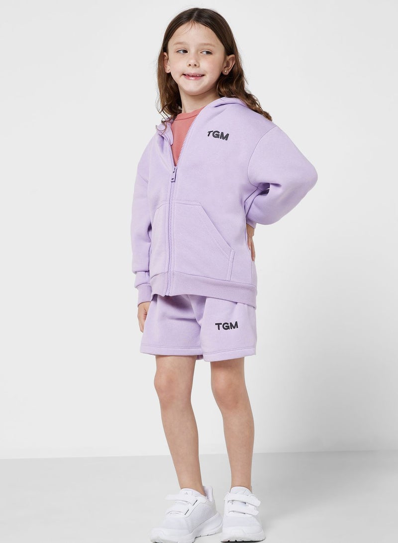 Kids Lounge Regular Zip Hoodie