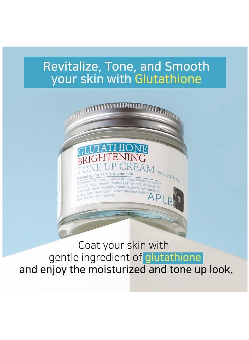 Glutathione Correcting Tone Up Cream 2.37FL.OZ/Korean Skin Care, Intensively Hydrating, Soothing, Elastic