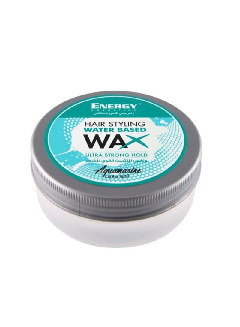 Energy Cosmetics Hair Styling Wax Aquamarine Ultra Strong Hold 100Ml