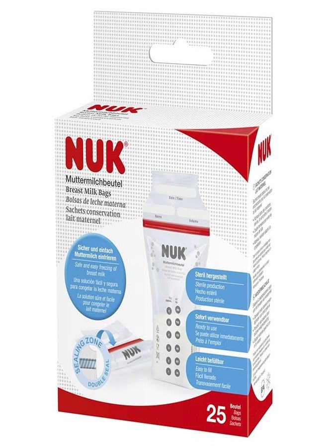 NUK BREAST MILK BAG 25S