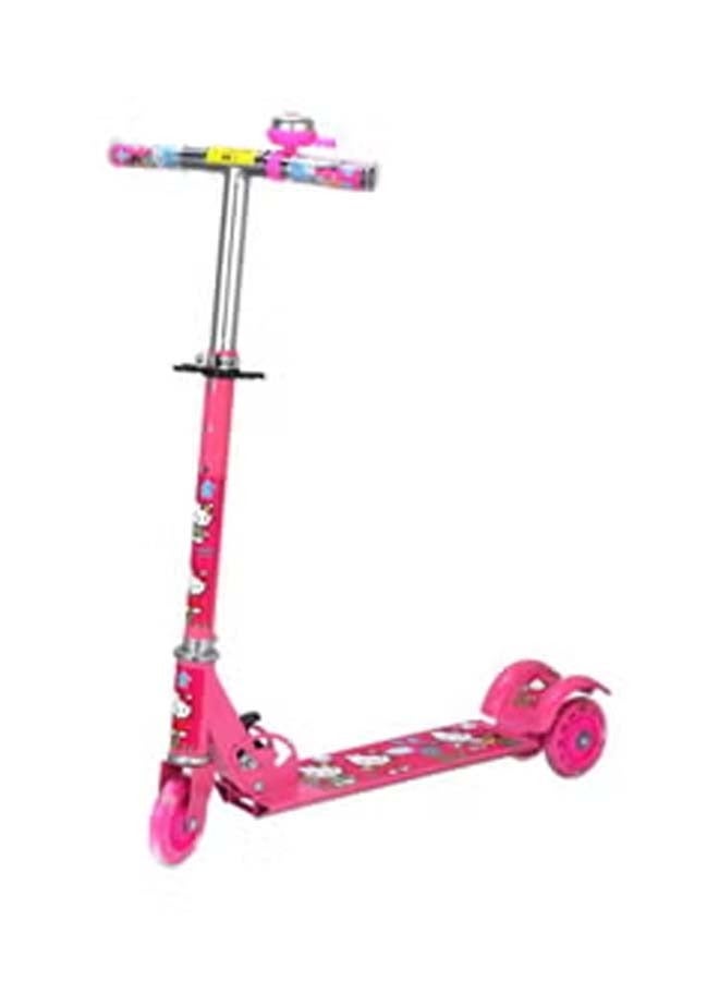 Foldable Kick Scooter With Bell 69x59x25.5cm