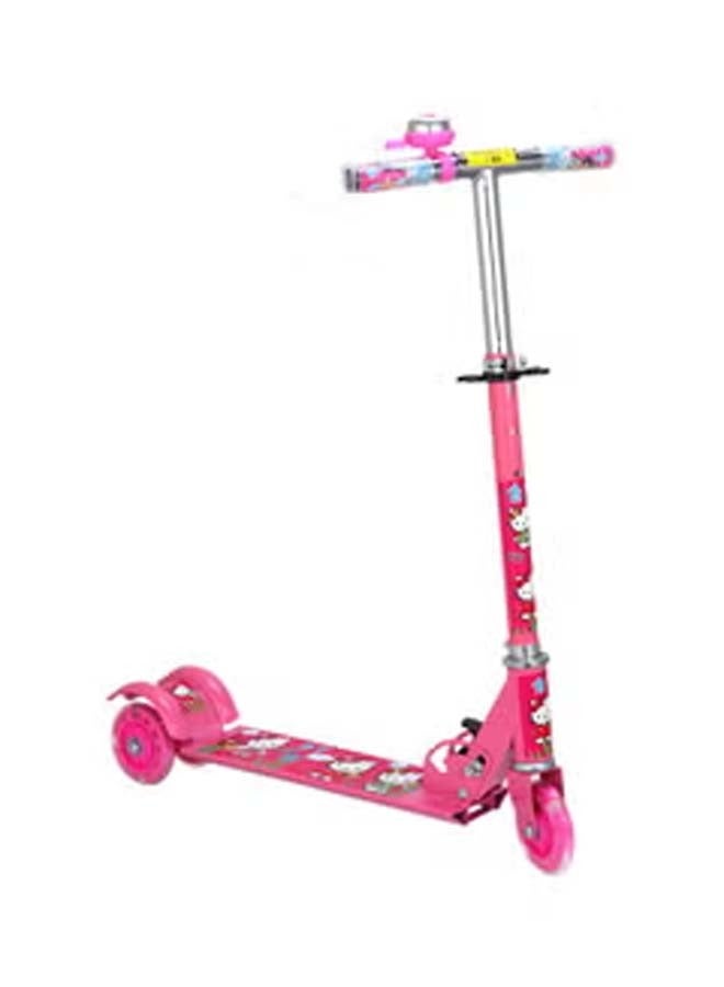 Foldable Kick Scooter With Bell 69x59x25.5cm