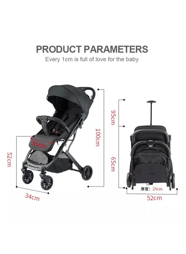 Lightweight And Compact Travel Stroller: Easy For Airplane Use