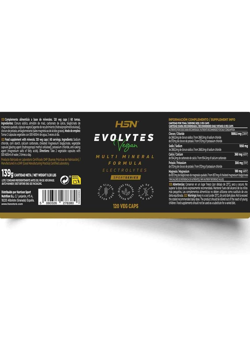 EVOLYTES (ELECTROLYTE SALTS) - 120 veg caps
