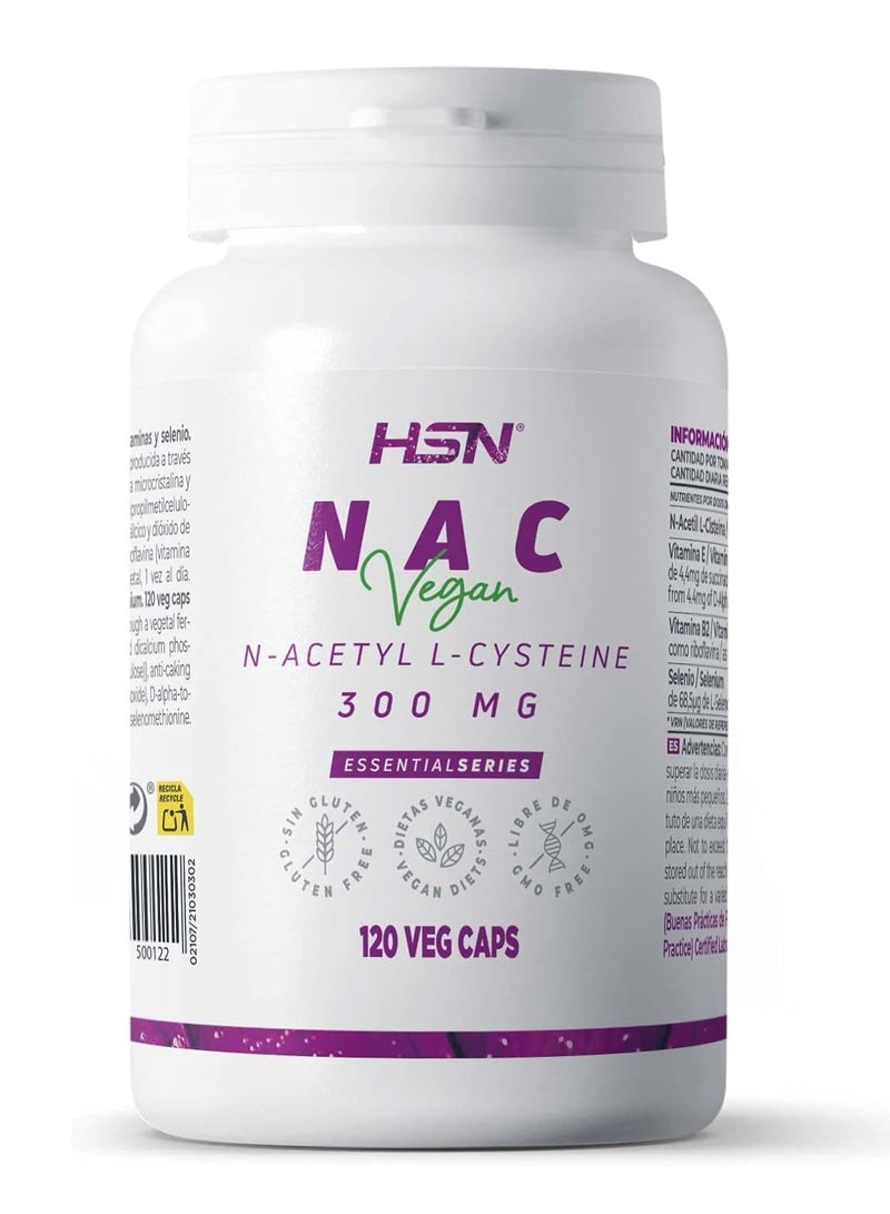 NAC (N-ACETYL-L-CYSTEINE) 300mg - 120 veg caps