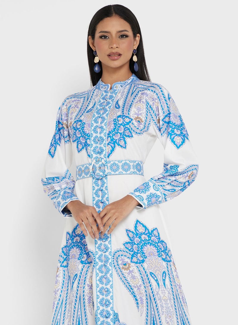 Printed Maxi Dress