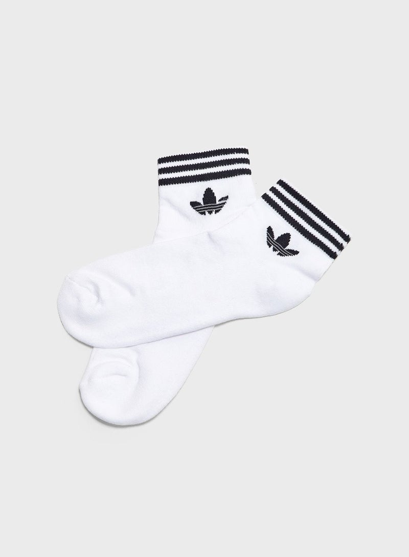 3 Pack Trefoil Ankle Socks