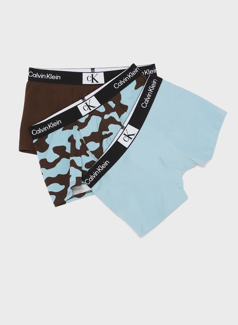 Youth 3 Pack Assorted Trunks