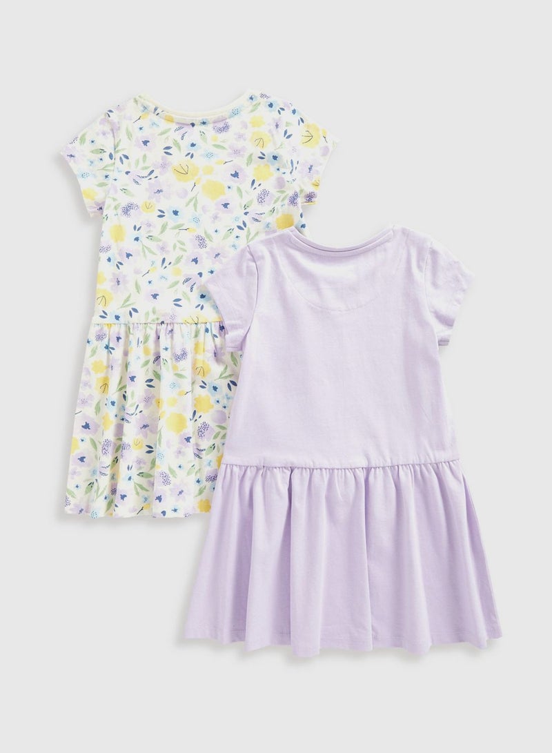 Kids 2 Pack Tiered Dress