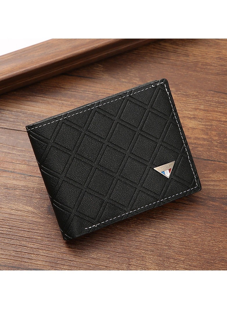 New Fashion Casual Plaid Multi Card Wallet
