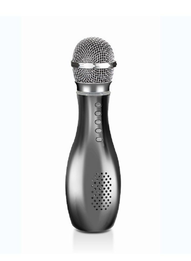 Bowling Microphone for Kids & Adult Wireless Handheld Waterproof Karaoke Mic Magic Singing and Recording Speaker Machine for Party