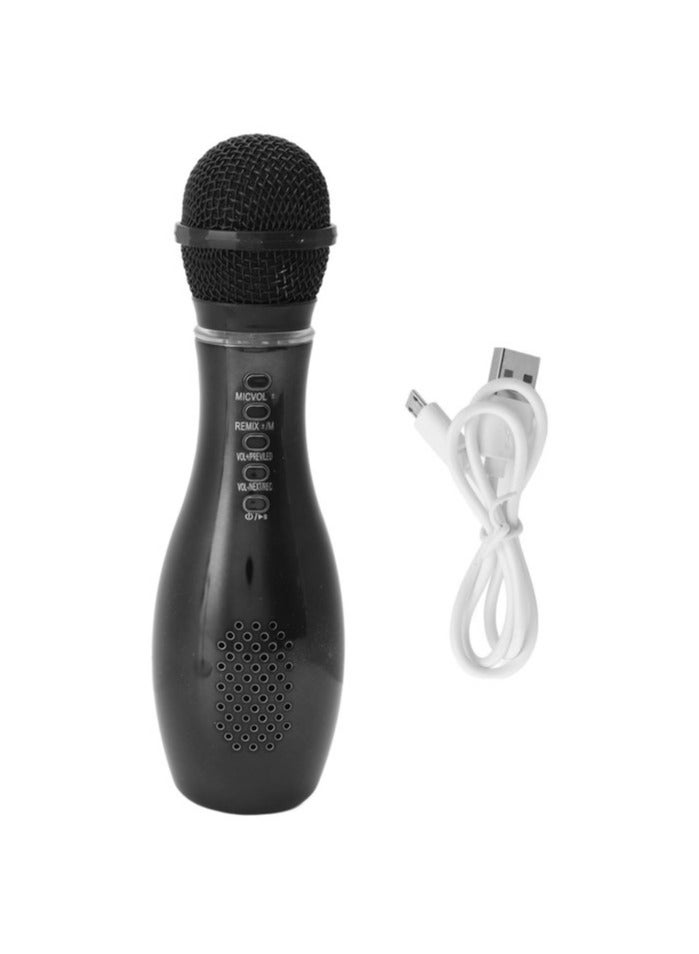 Bowling Microphone for Kids & Adult Wireless Handheld Waterproof Karaoke Mic Magic Singing and Recording Speaker Machine for Party